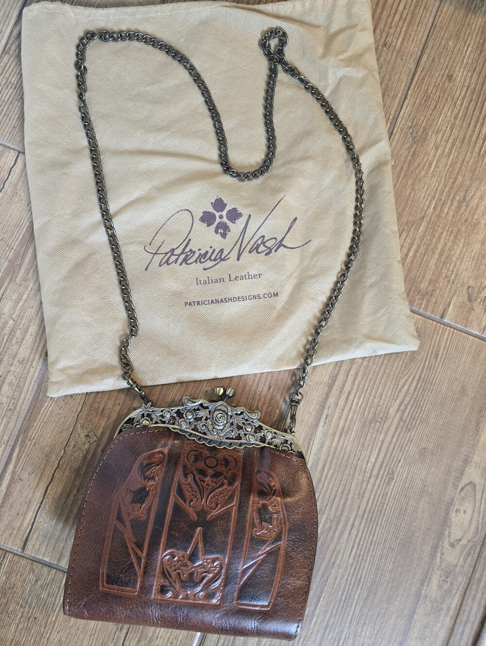 Patricia Nash Antique Frame Crossbody Bag